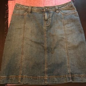 CAbi jean skirt